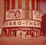 Das Kino 'Corso-Theater' in der Behmstraße
(Farbabzug auf 'Ikolor'- Papier, ca. 1955)
© Mitte Museum (Heimatmuseum Wedding)